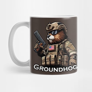 Tactical Groundhog Mug